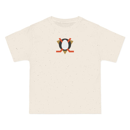 Anaheim Hockey Heavyweight Tee — Natural, White, Black & Orange