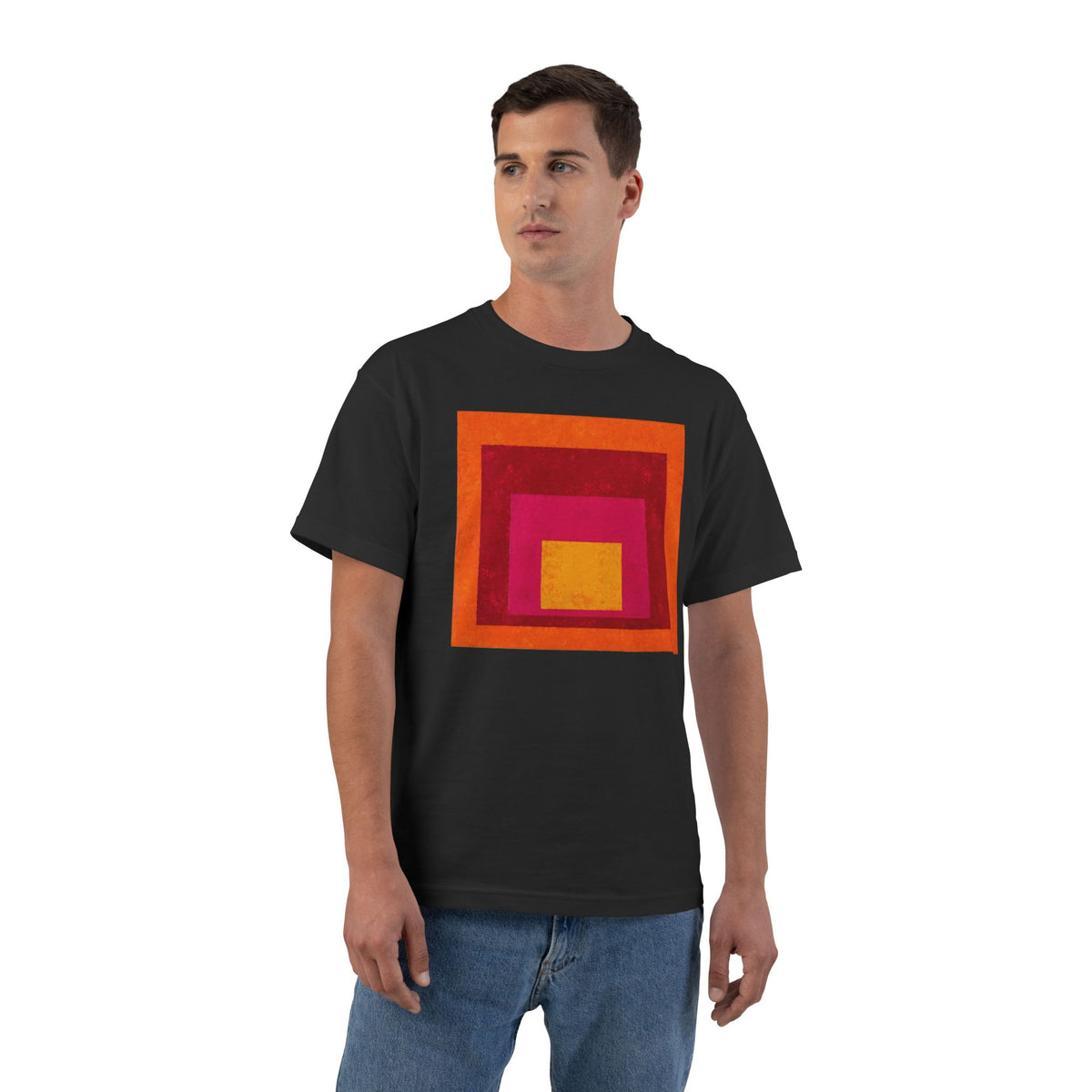plate 012 beefy tee - Black by onlycolor