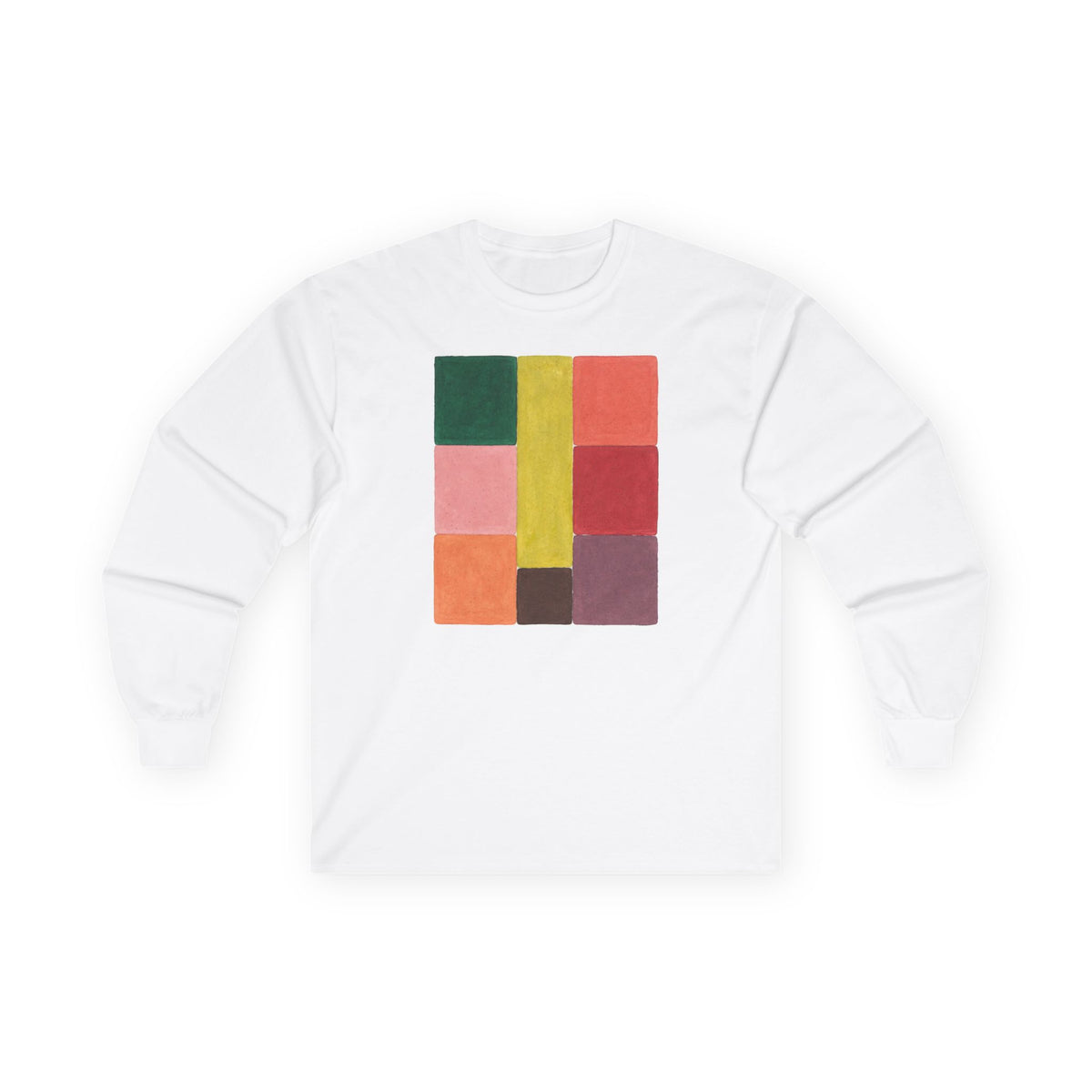 plate 303 long sleeve tee - White by onlycolor