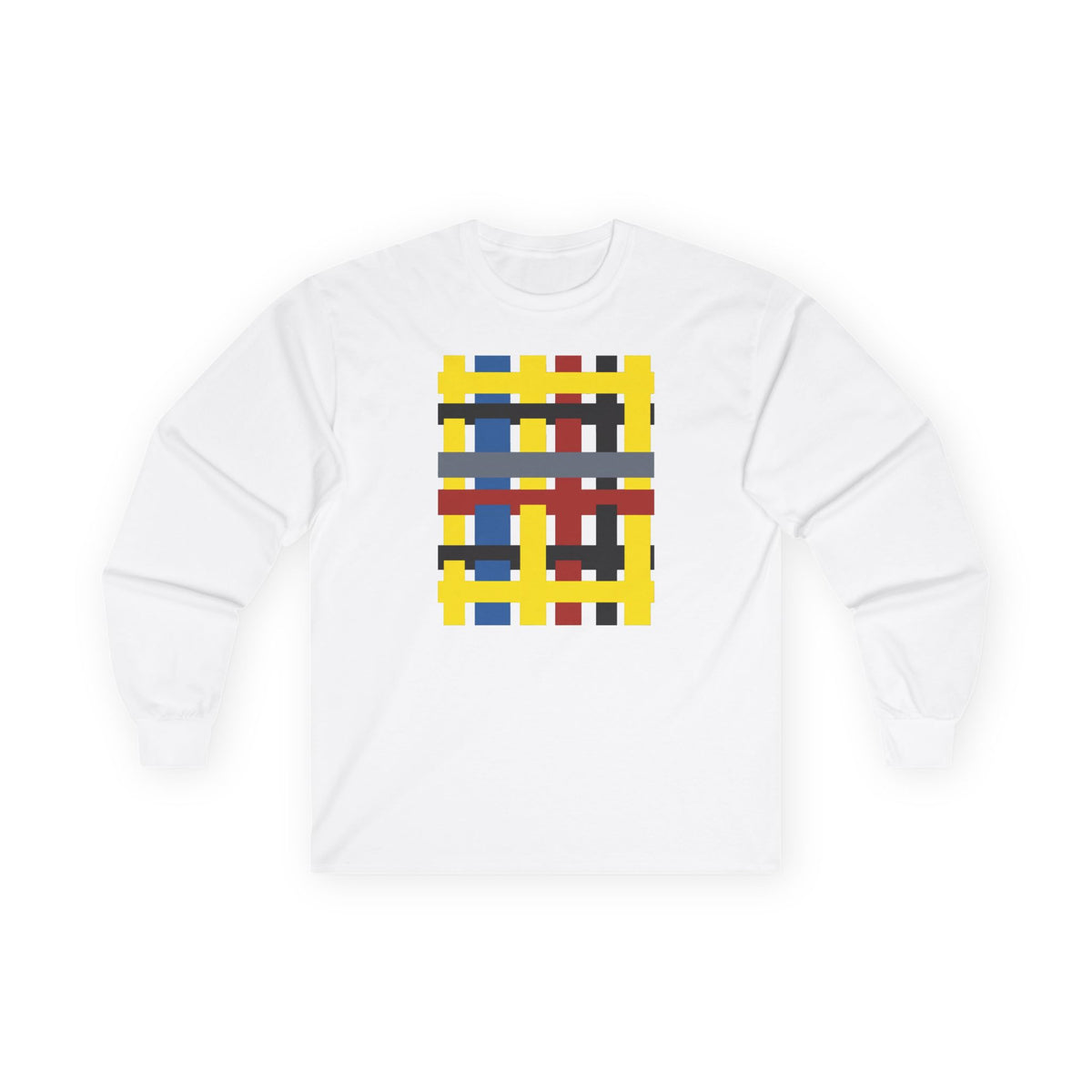 plate 136 long sleeve tee - White