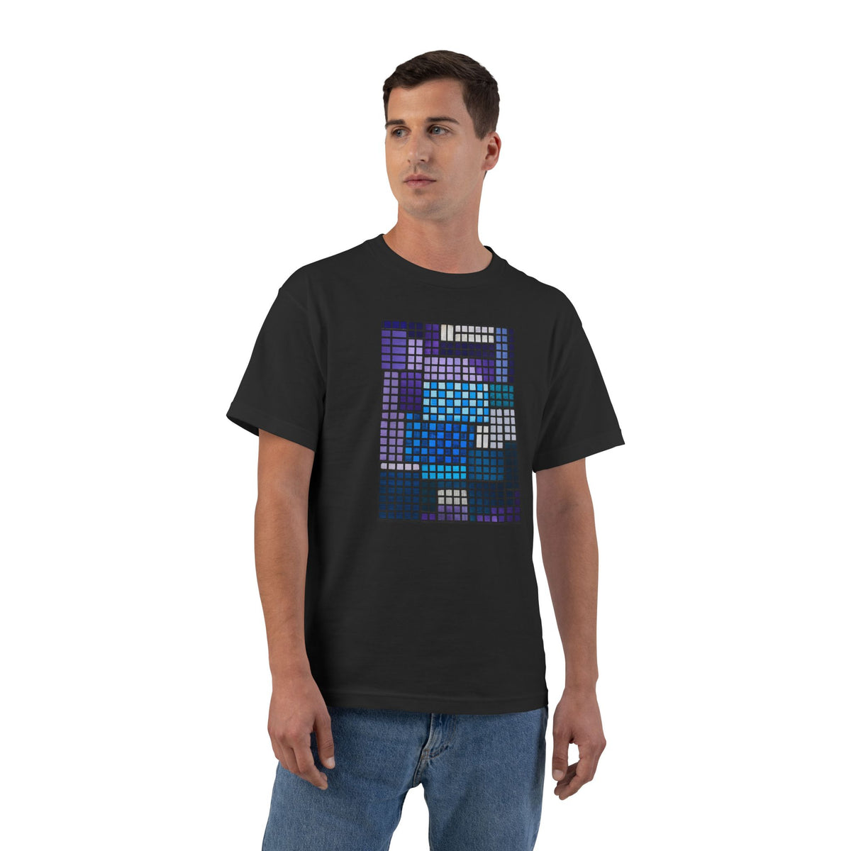 plate 002 beefy tee - Black by onlycolor