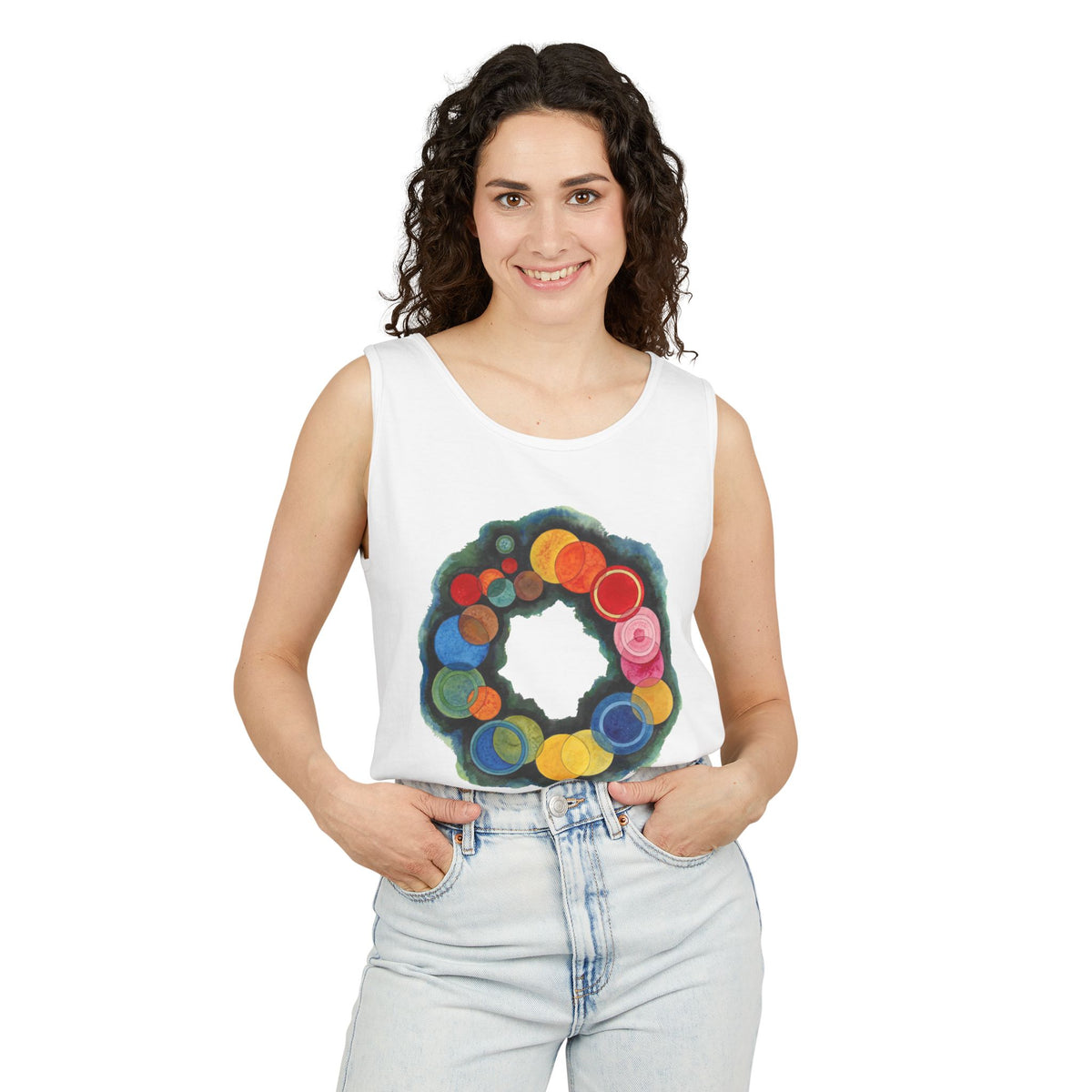 plate 433 tank - White
