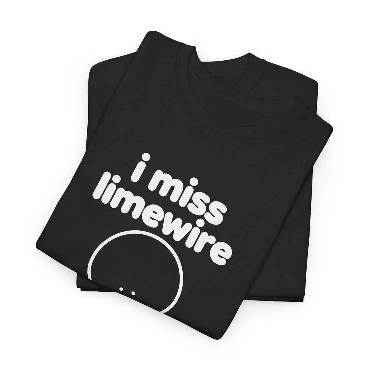 i miss limewire tee - Black by lonelyboi