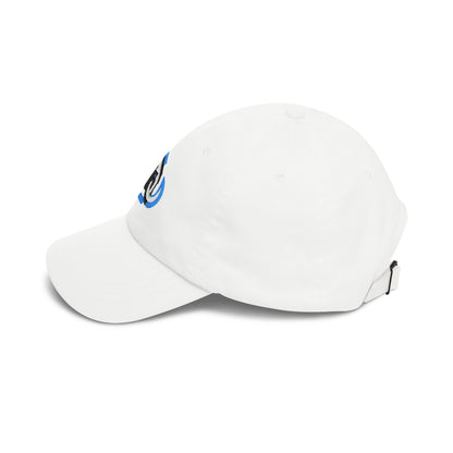 Utah Hockey Dad Cap — Embroidered, Black, Aqua & White