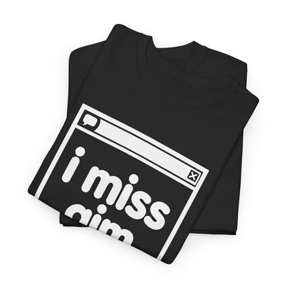 i miss aim error tee - Black