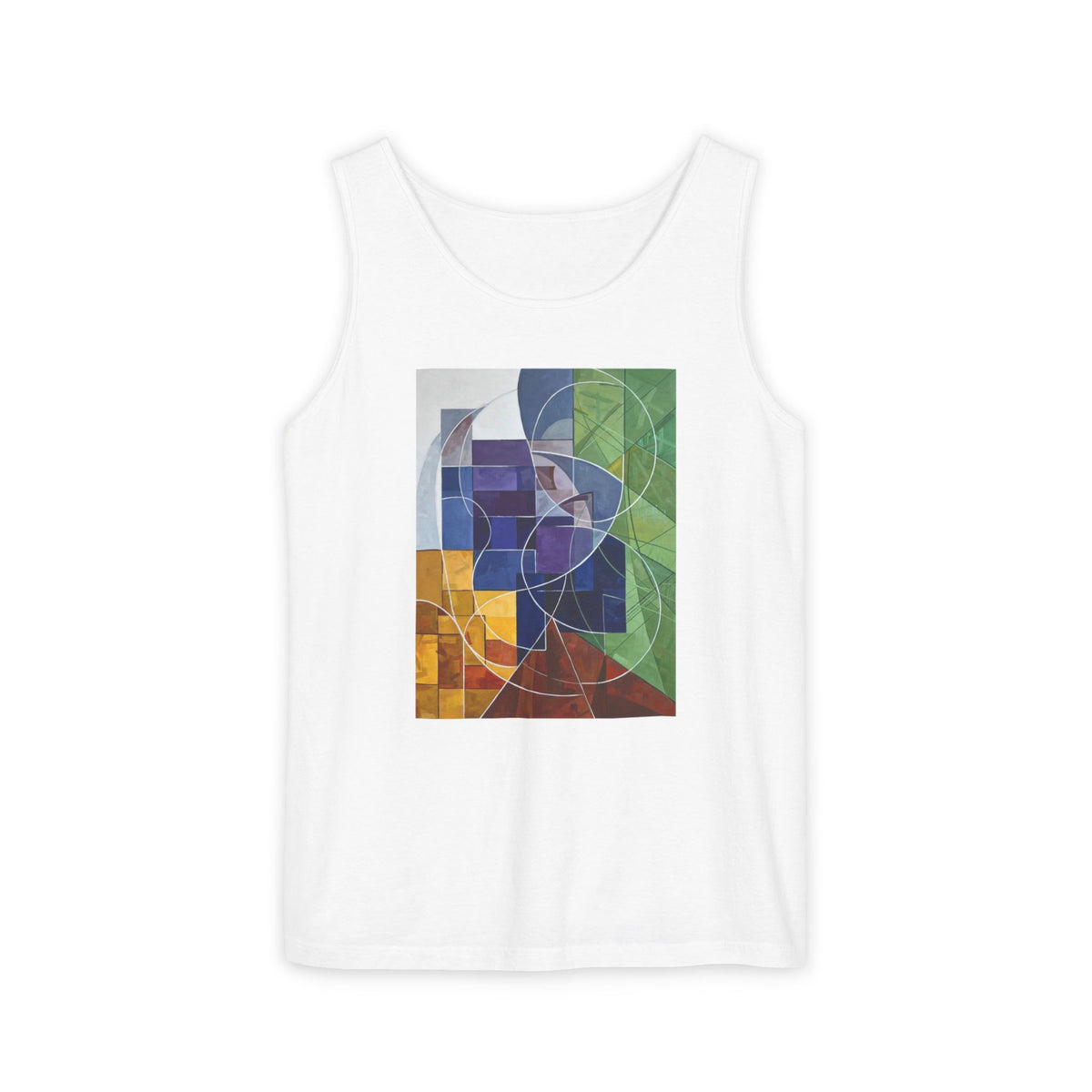 plate 051 tank - White