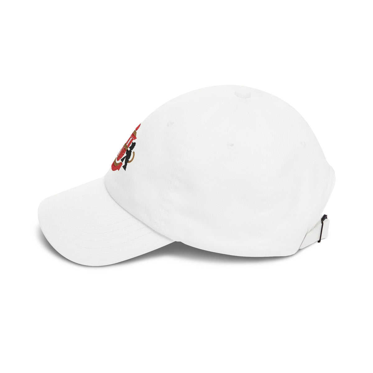 Sunderland Soccer Dad Cap — Embroidered, Red, Black & Old Gold
