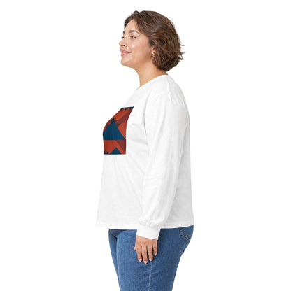 plate 266 long sleeve tee - White