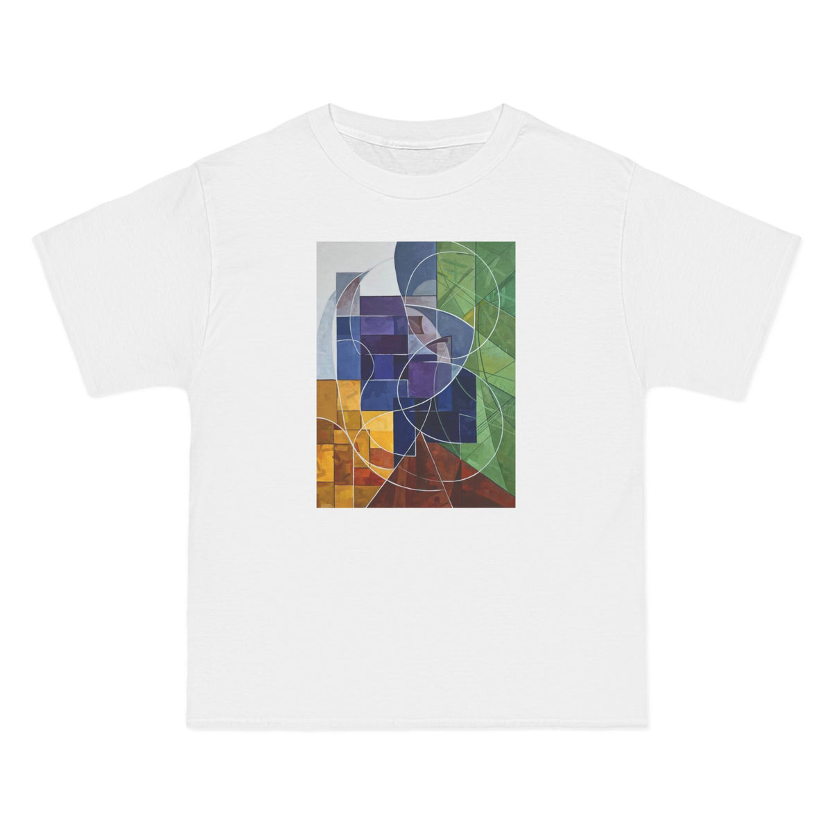 plate 051 beefy tee - White