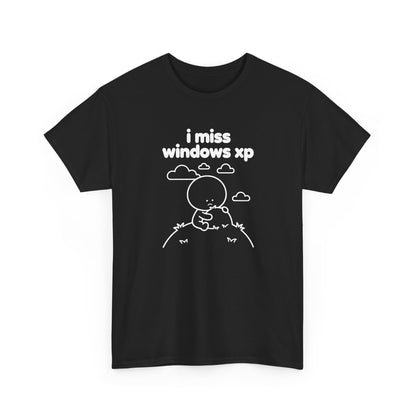 i miss windows xp tee - Black