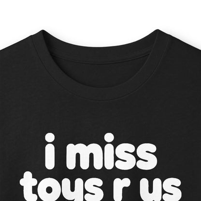 i miss toys r us long sleeve tee - Black