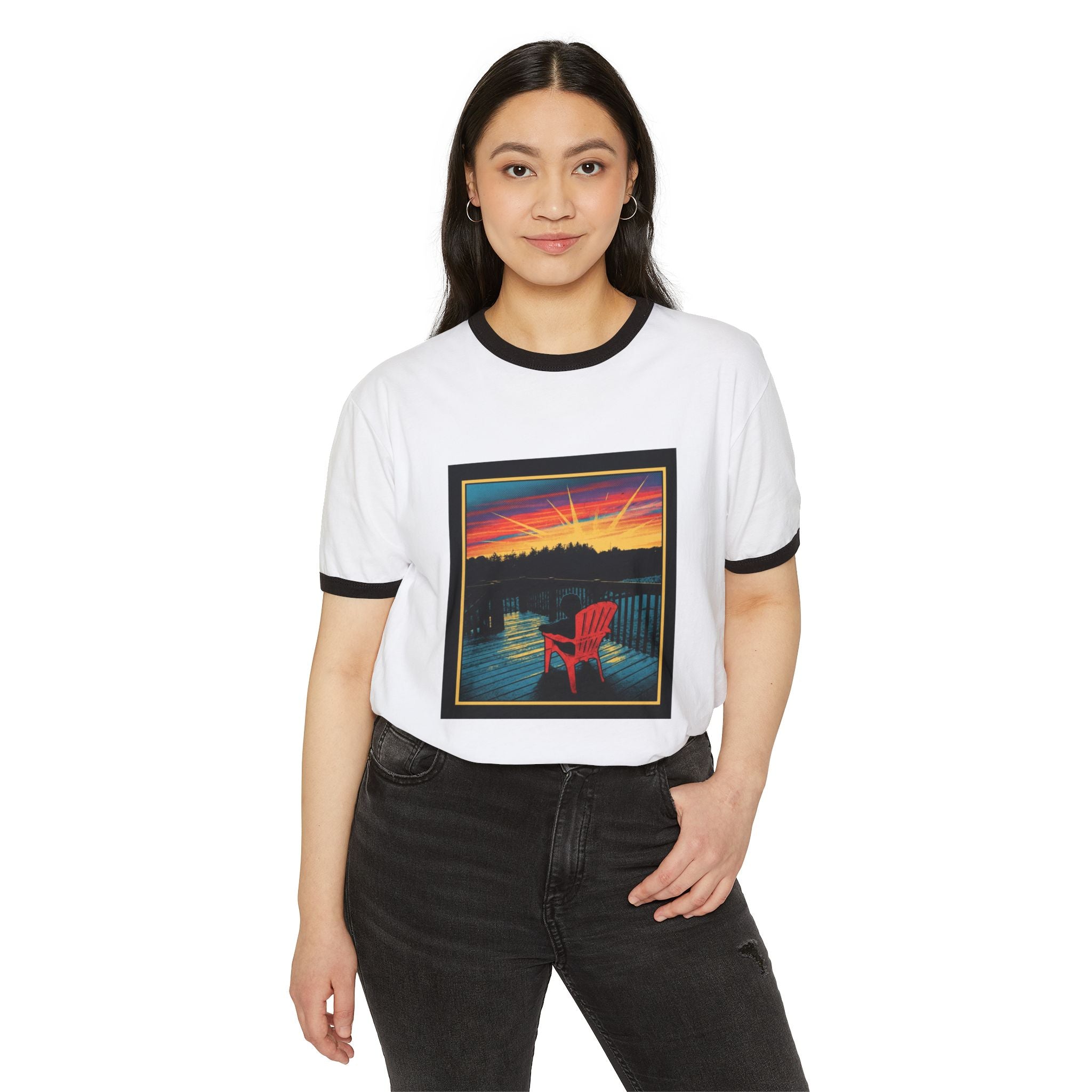 Unisex Cotton Ringer T-Shirt