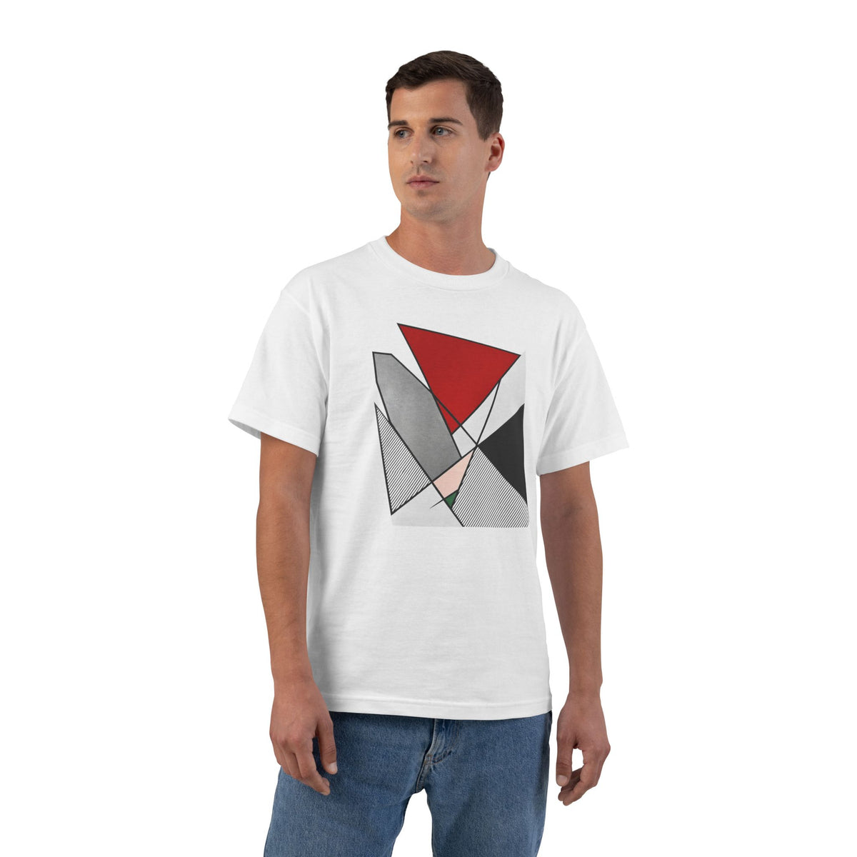 plate 362 beefy tee - White by onlycolor