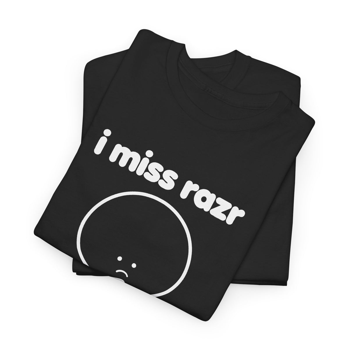 i miss razr tee - Black