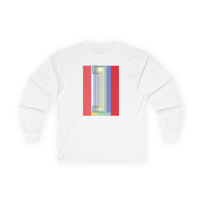 plate 352 long sleeve tee - White
