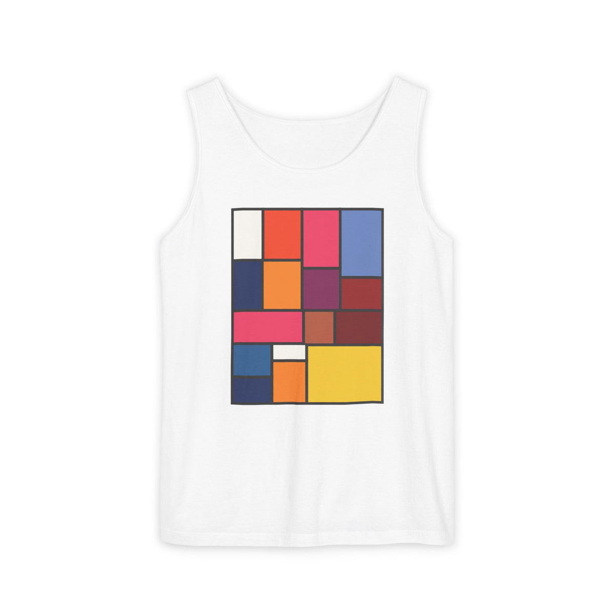 plate 124 tank - White