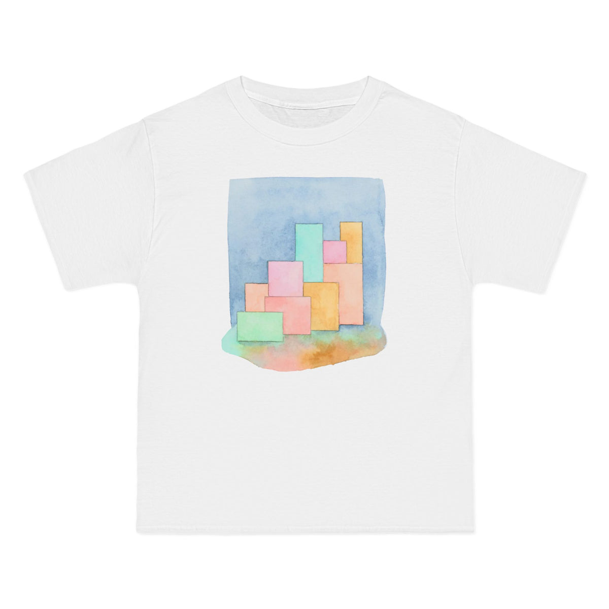 plate 065 beefy tee - White