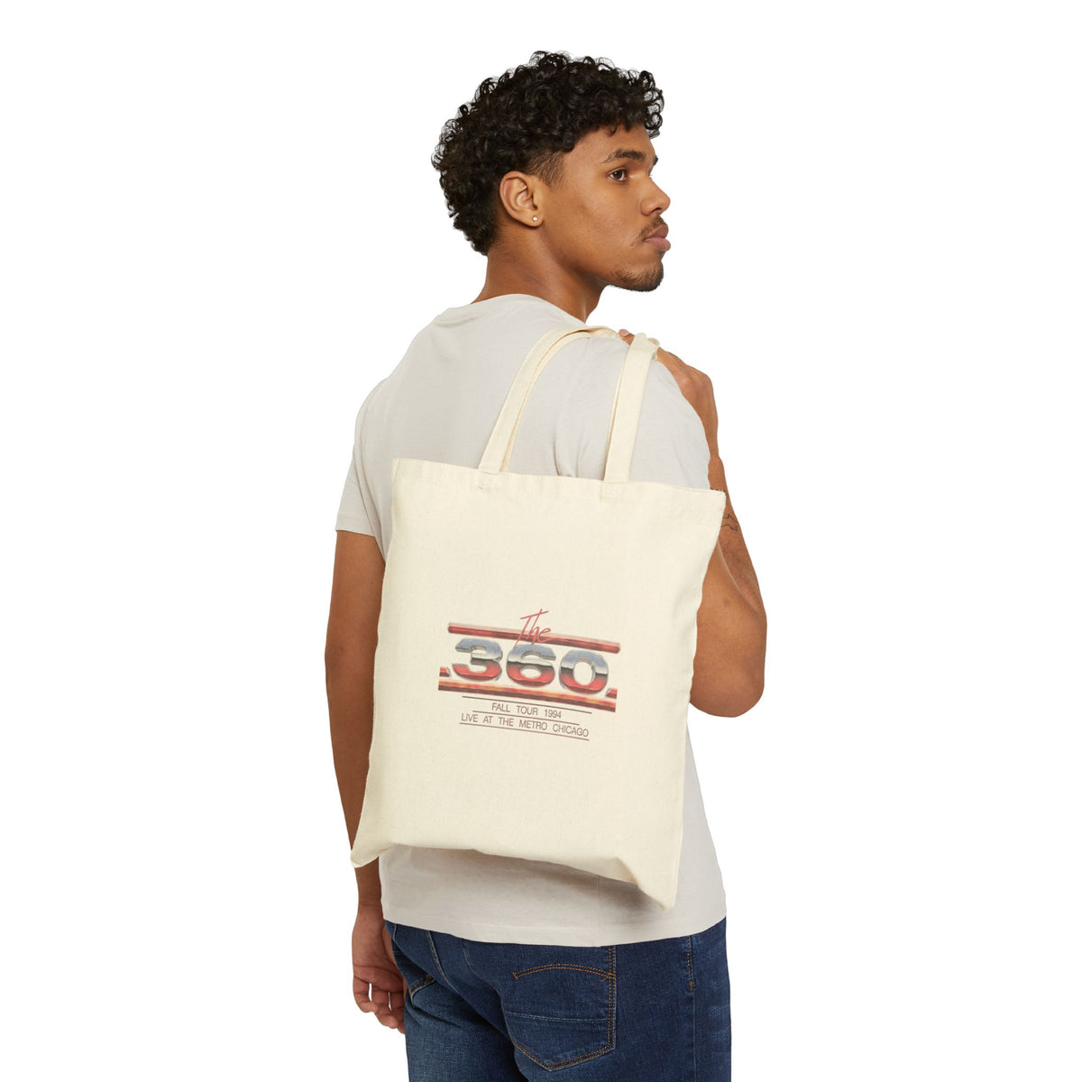 Cotton Canvas Tote Bag by 360
