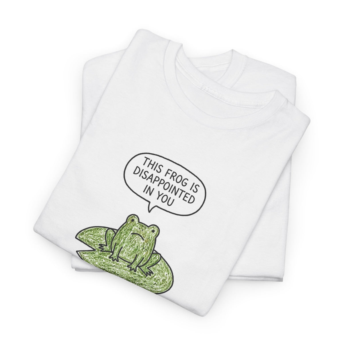 Disappointed Frog tee by doodledude
