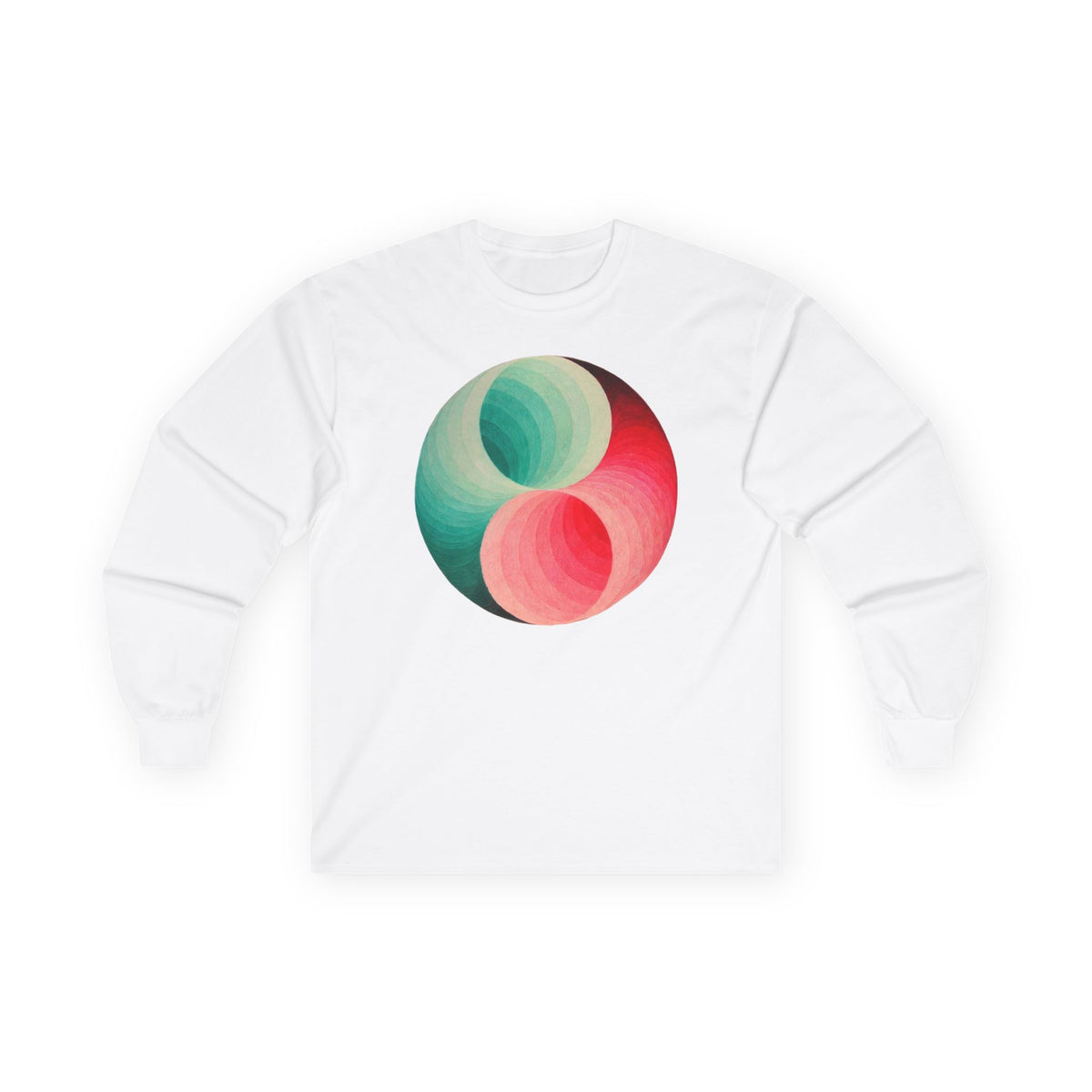 plate 415 long sleeve tee - White by onlycolor