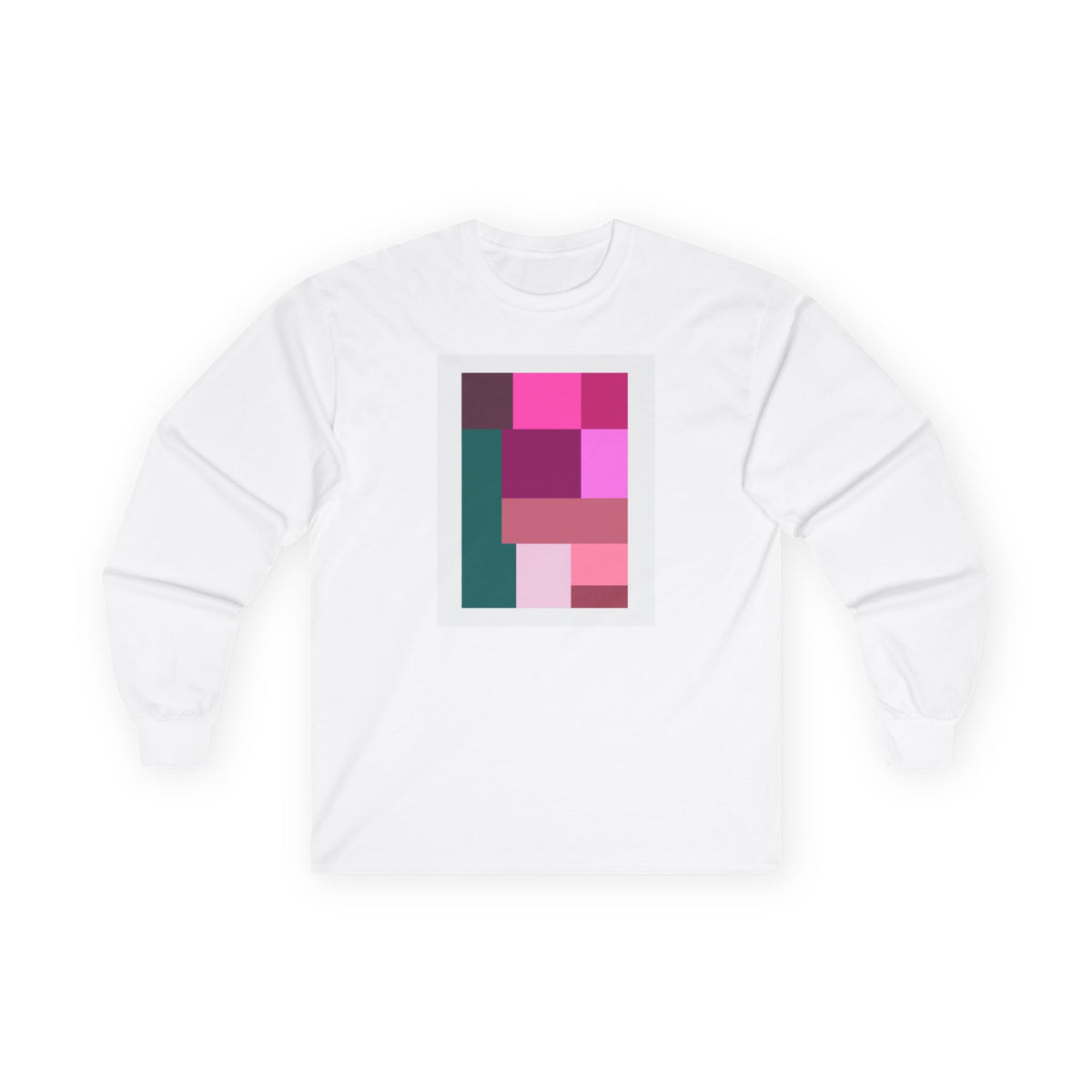 plate 274 long sleeve tee - White