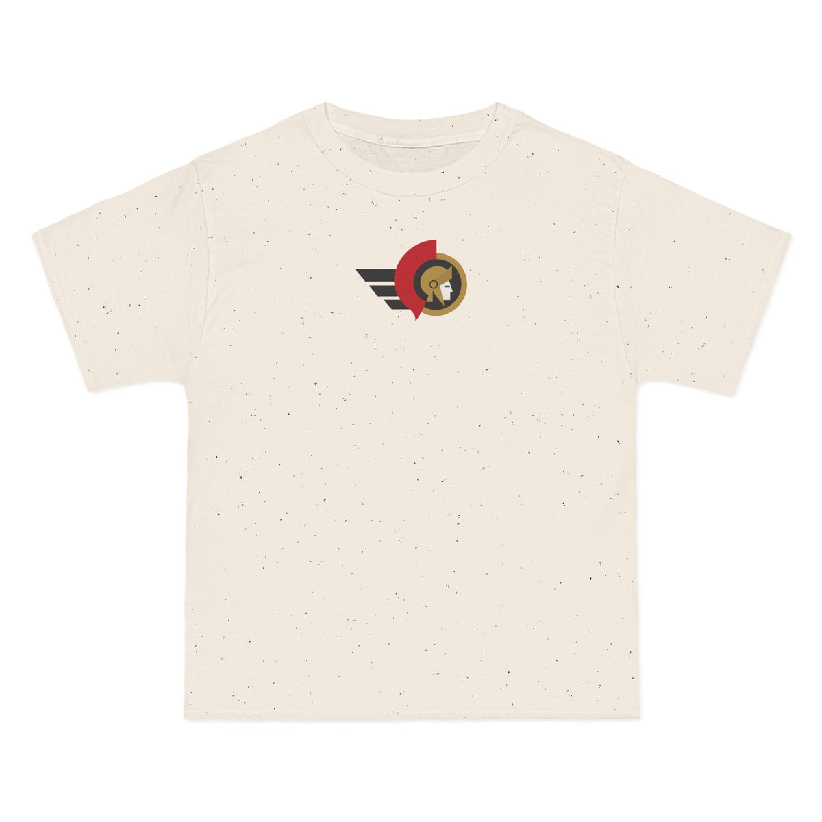 Ottawa Hockey Heavyweight Tee — Natural, Black, Red & Old Gold