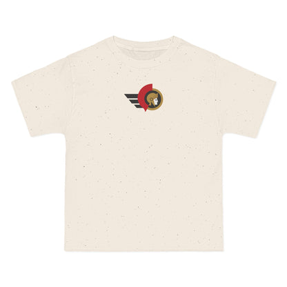 Ottawa Hockey Heavyweight Tee — Natural, Black, Red & Old Gold