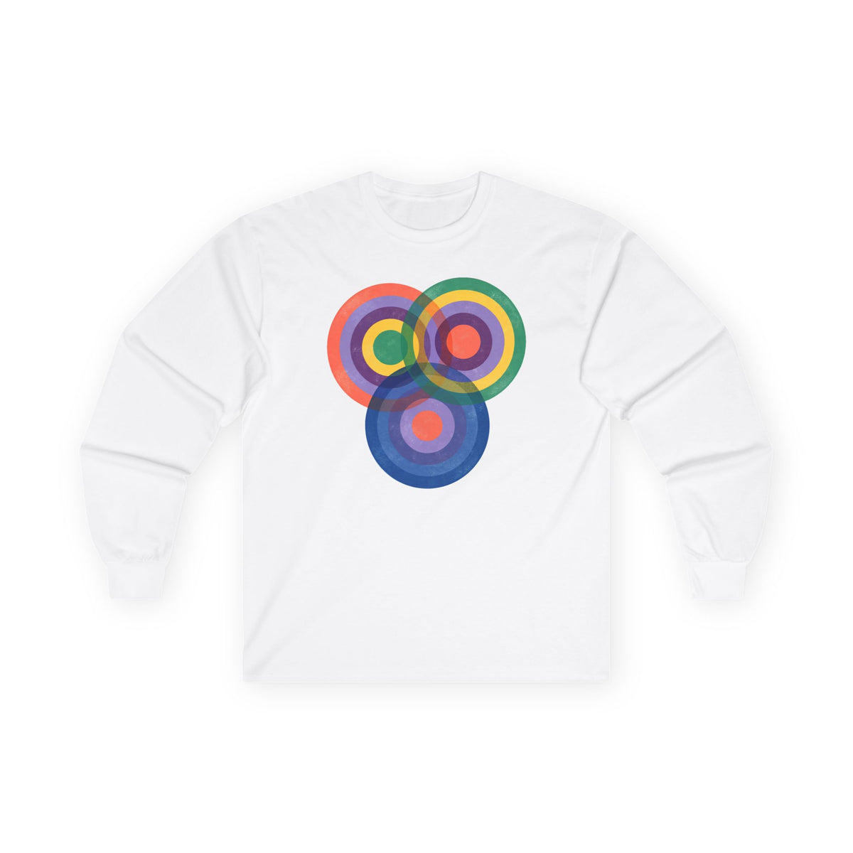plate 335 long sleeve tee - White