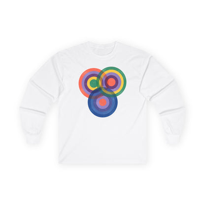 plate 335 long sleeve tee - White