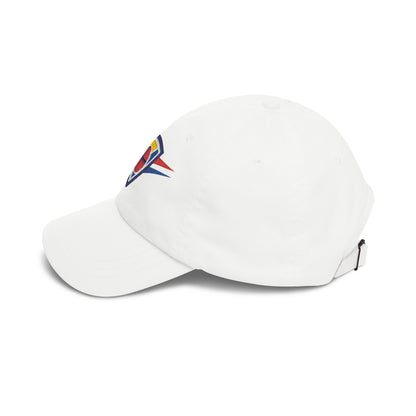 Oklahoma City Basketball Dad Cap — Embroidered, Navy, Red & White