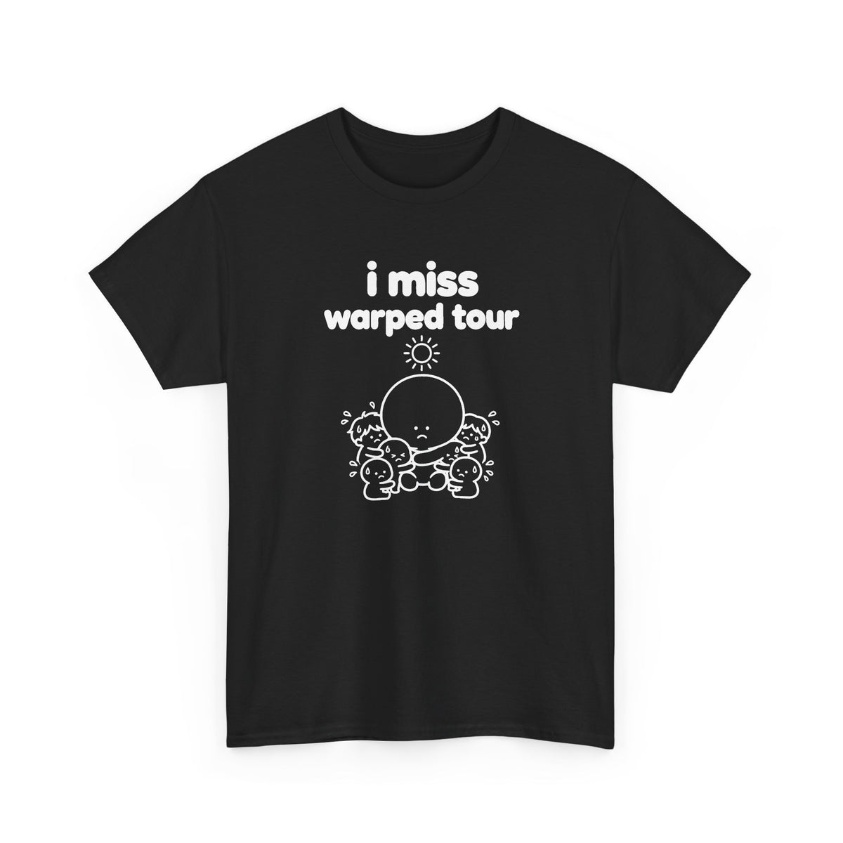 i miss warped tour tee - Black