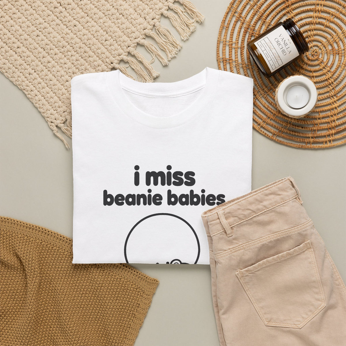 i miss beanie babies tee - White by lonelyboi