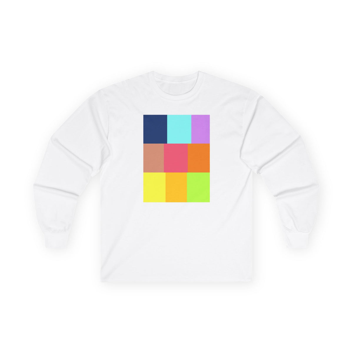 plate 339 long sleeve tee - White