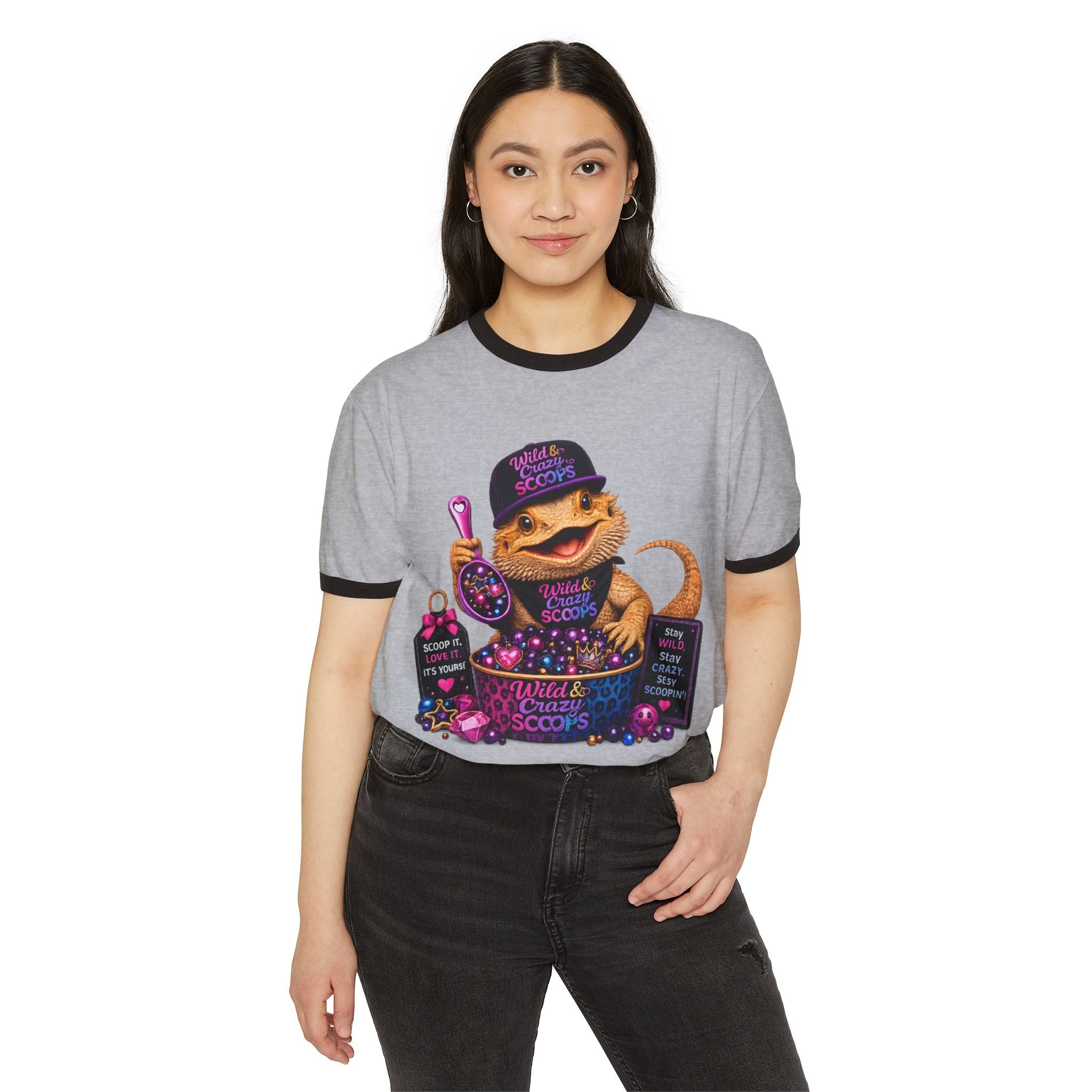 Unisex Cotton Ringer T-Shirt