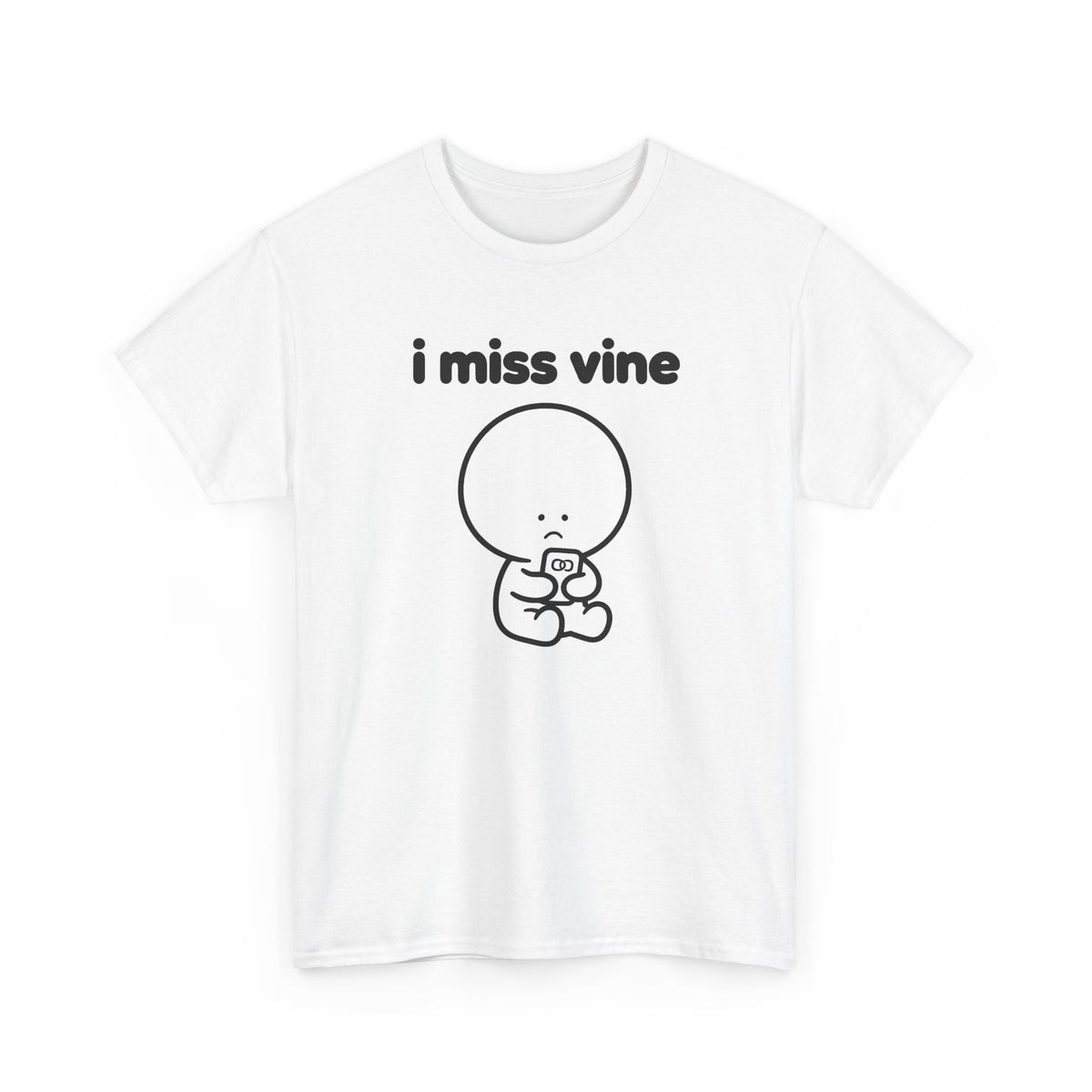 i miss vine tee - White