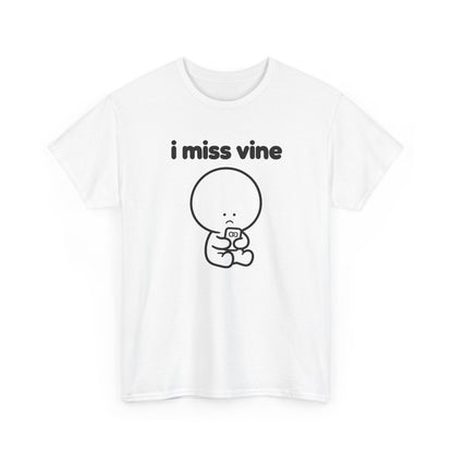 i miss vine tee - White