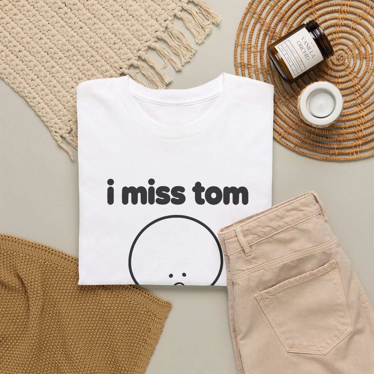 i miss tom tee - White