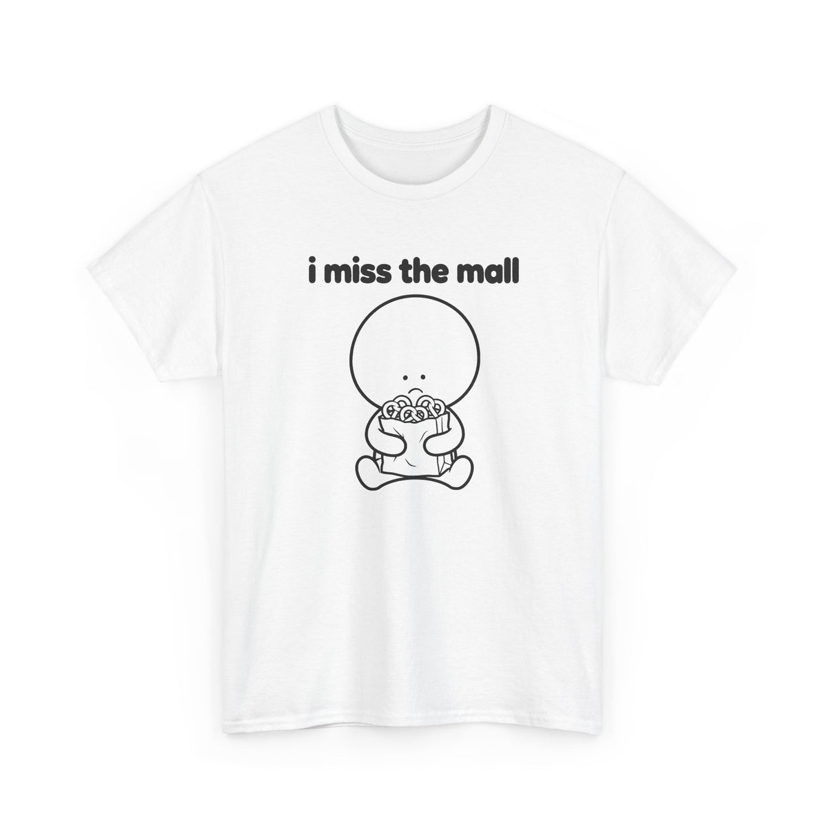 i miss the mall tee - White