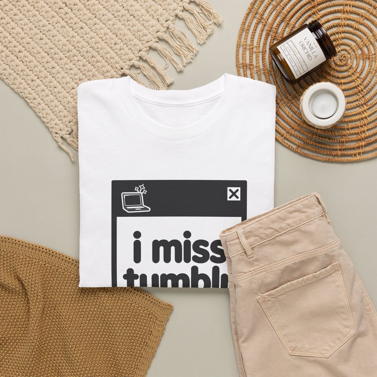 i miss tumblr error tee - White by lonelyboi