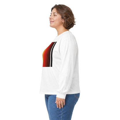 plate 439 long sleeve tee - White