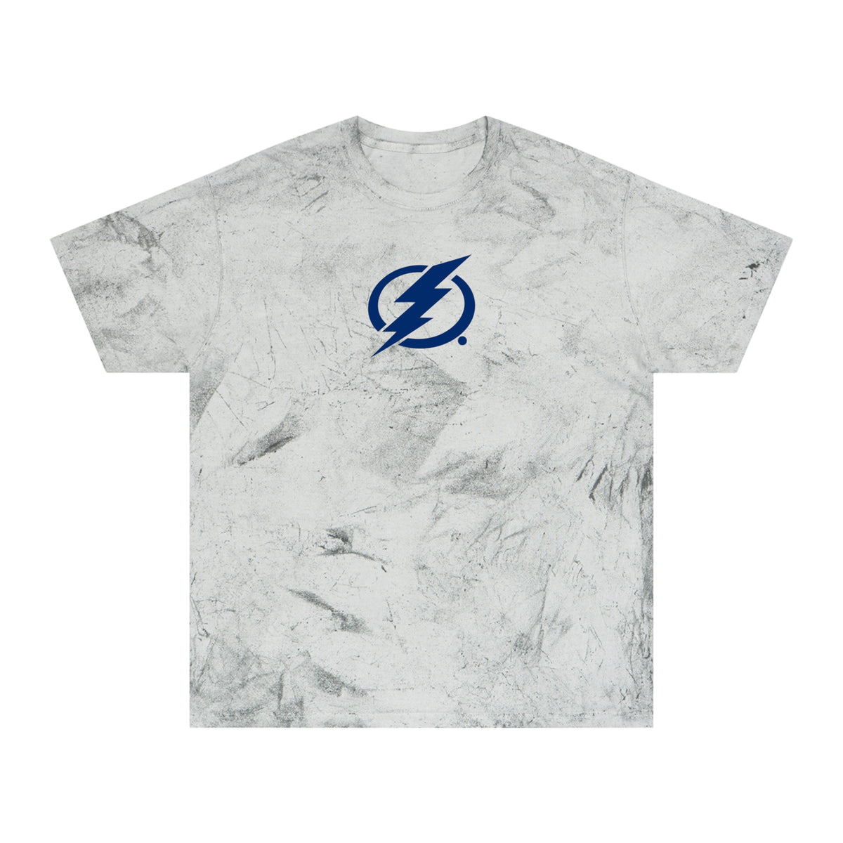 Tampa Bay Hockey Tie-Dye Tee — Smoke, Deep Navy