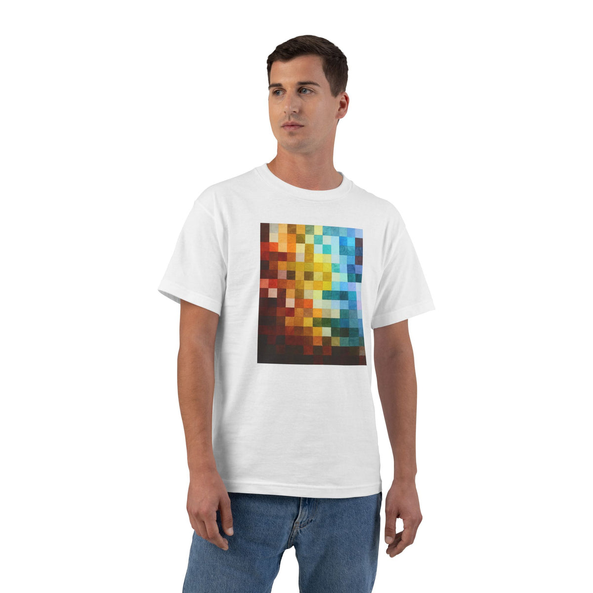 plate 245 beefy tee - White by onlycolor