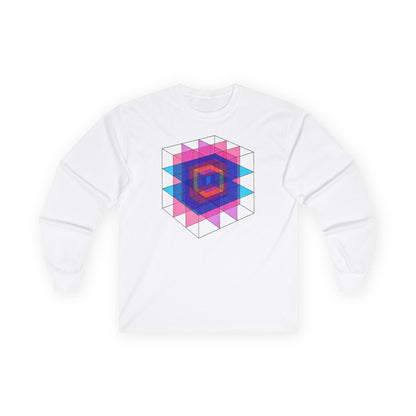 plate 367 long sleeve tee - White