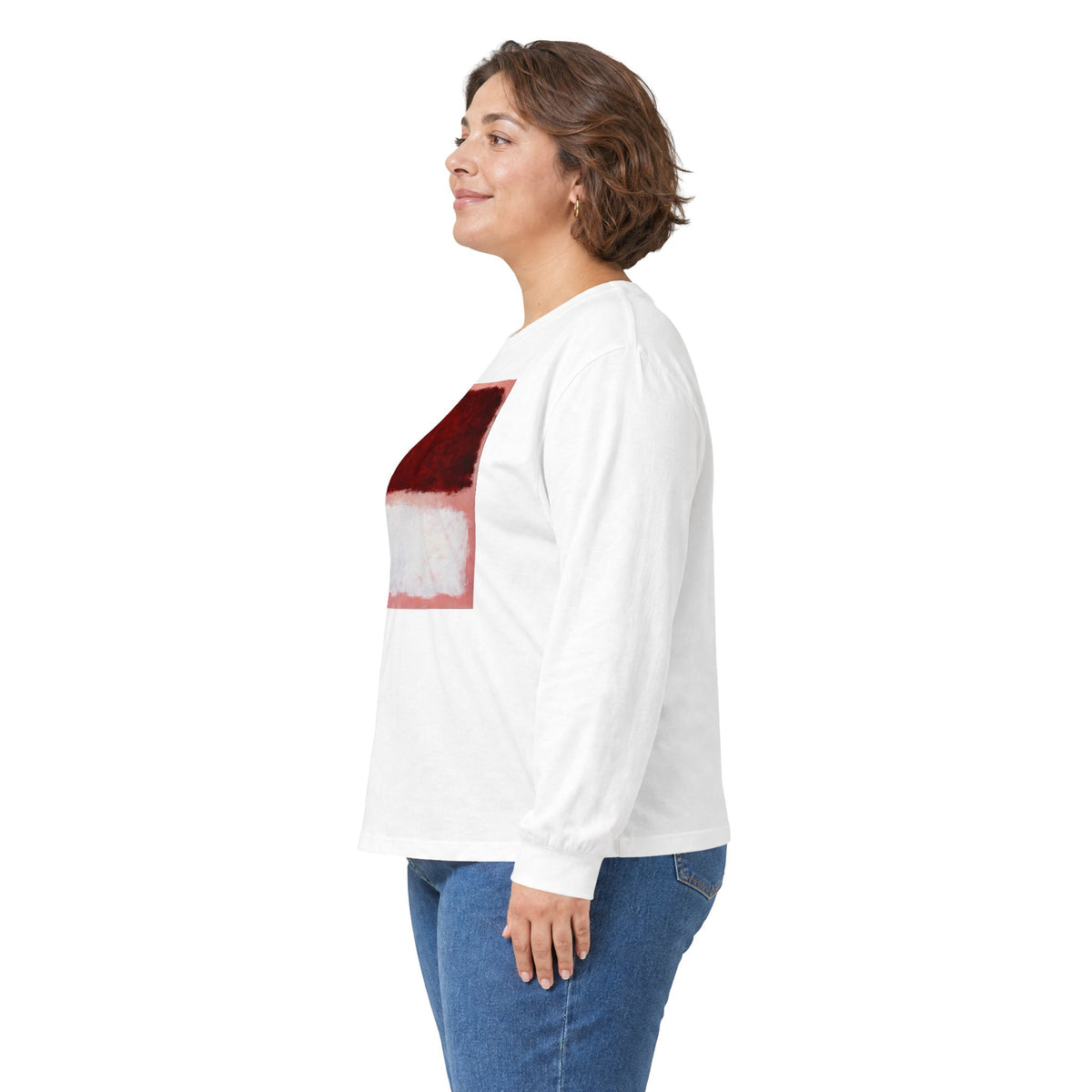 plate 356 long sleeve tee - White by onlycolor