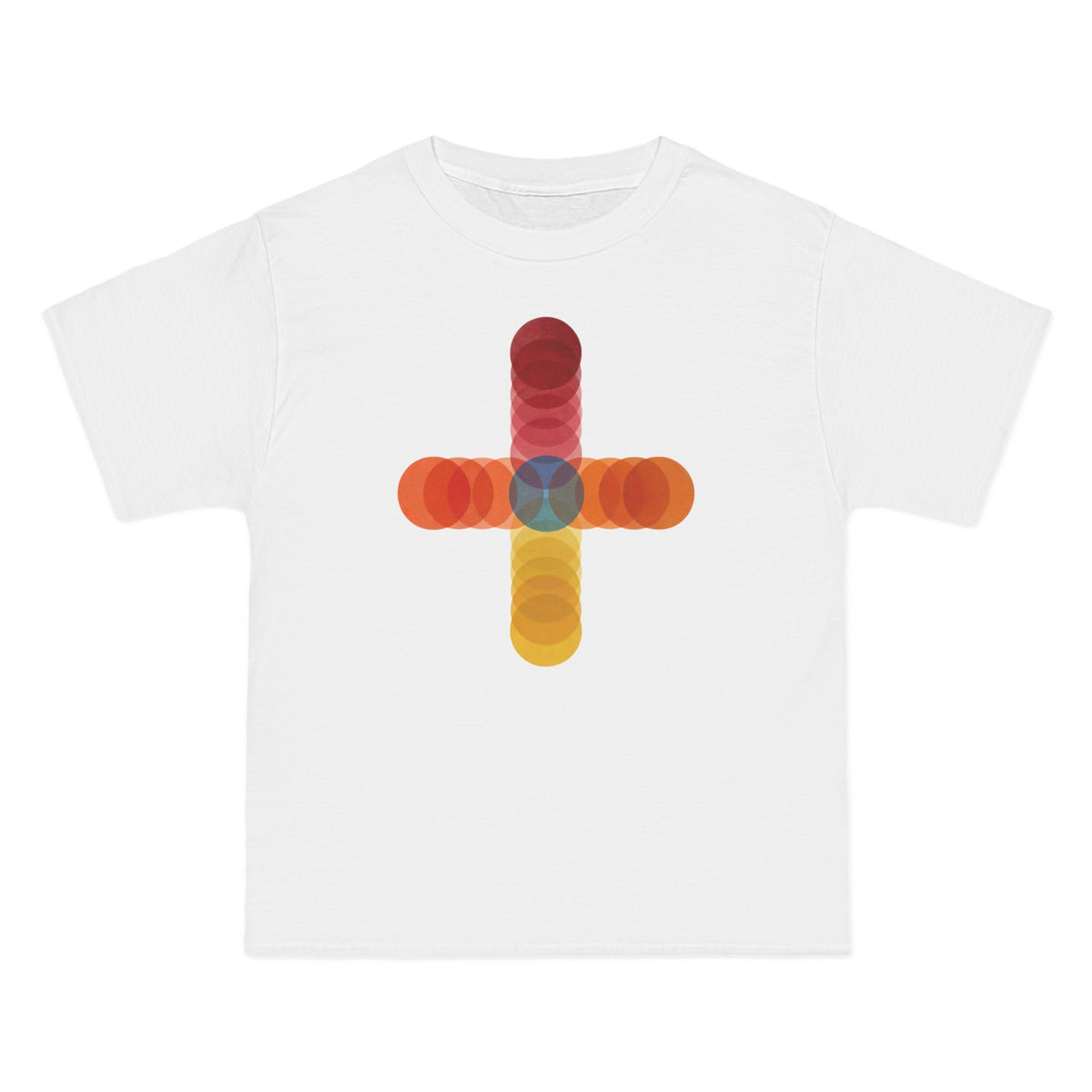 plate 166 beefy tee - White