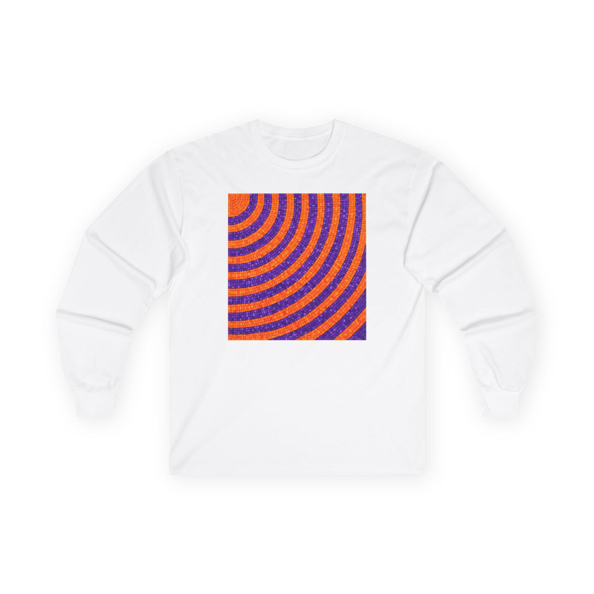 plate 452 long sleeve tee - White