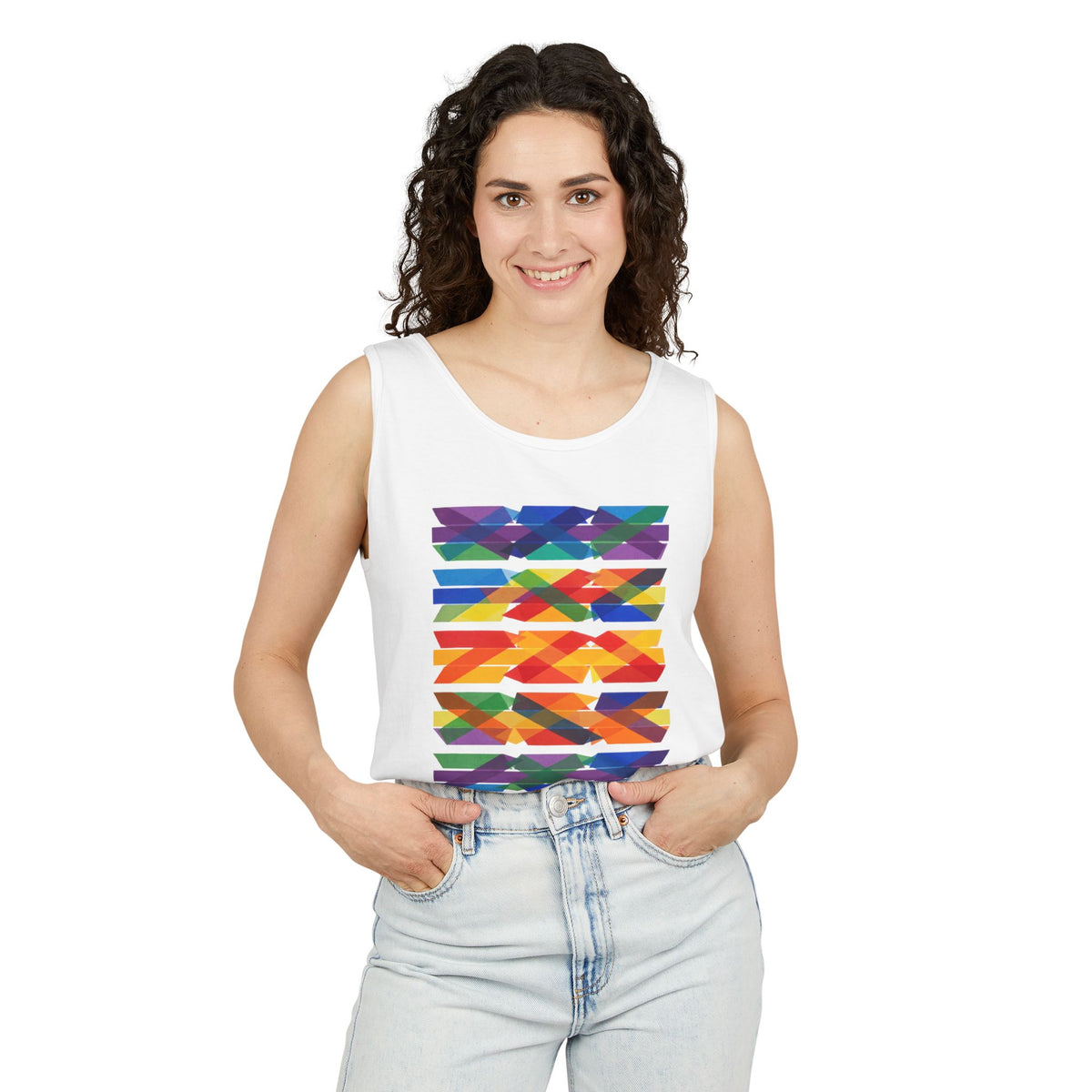 plate 353 tank - White by onlycolor