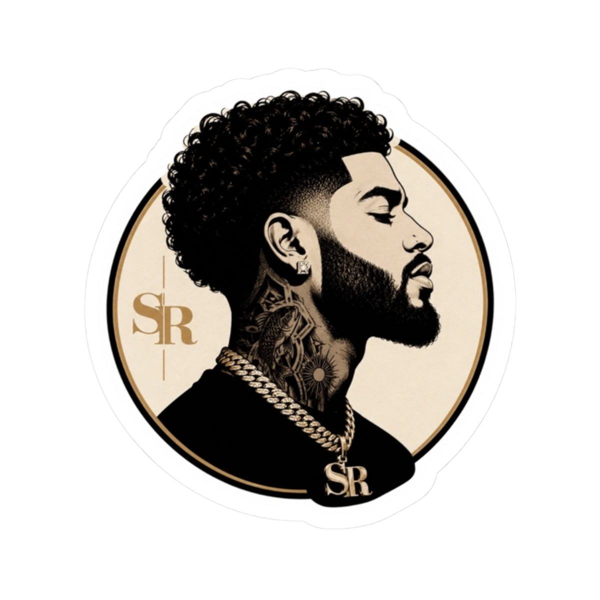 Silk Riot | Side Profile Icon Sticker