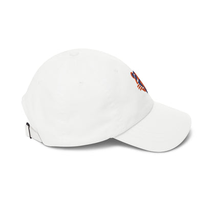 Chicago Football Dad Cap — Embroidered, Orange & Navy