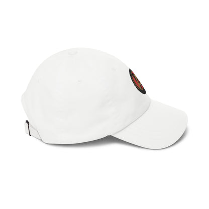 Atlanta Soccer Dad Cap — Embroidered, Black, Old Gold & Red